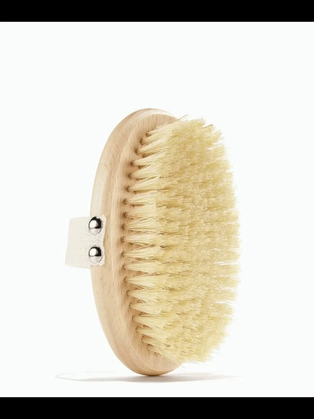 Osea Natural Wooden Body Brush with Light Blonde Bristles - NEW